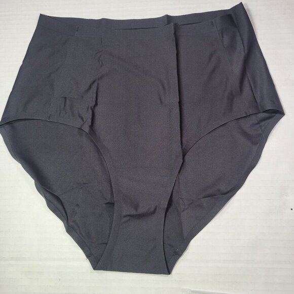 Truekind Black Seamless Stretch Mid Waist Shaping Brief  #51422 Size 16 -24 - Picture 1 of 3